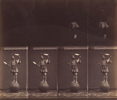 曲芸師マノエル、1861 年。 作： Andre Adolphe Eugene Disderi