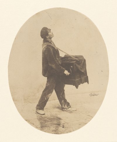 オルガン・グラインダー 作： Andre Adolphe Eugene Disderi