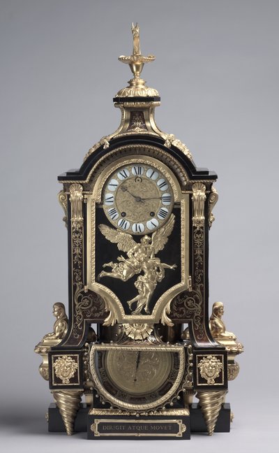 時計、ムーブメントメーカー、バルタサールマルティノ、1695年 作： Andre Charles Boulle