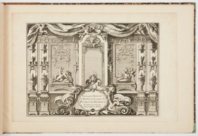ブロンズと寄木細工の家具と作品の新しいデザイン 作： Andre Charles Boulle