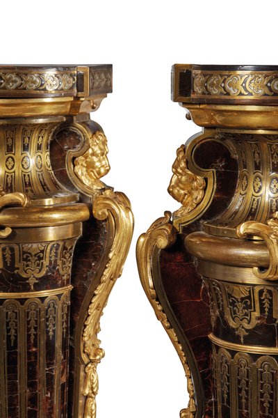 ルイ14世の台座のペア 作： Andre Charles Boulle
