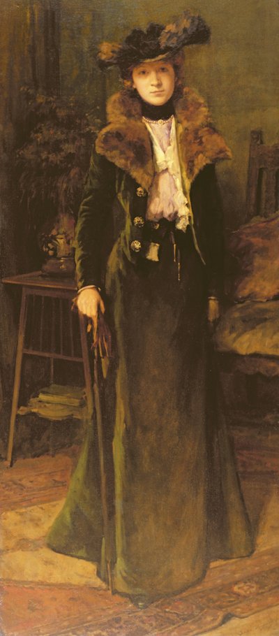 インテリアの女性 作： Andre Cluysenaar
