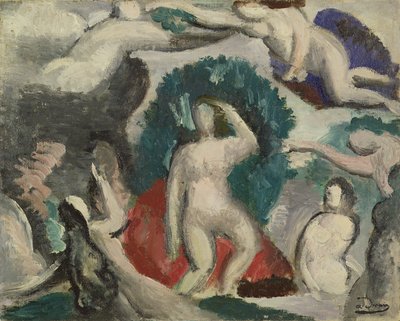 入浴者 作： Andre Derain