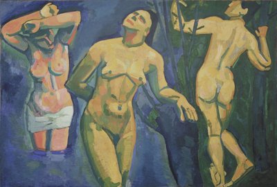 入浴者 作： Andre Derain