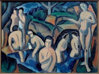 入浴者 作： Andre Derain
