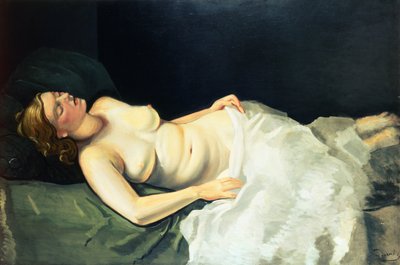 金髪ヌード・スリーピング 作： Andre Derain