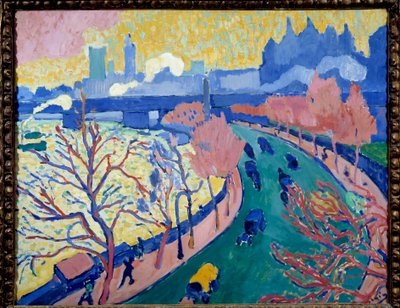 チャリング・クロス・ブリッジ（ロンドン 作： Andre Derain