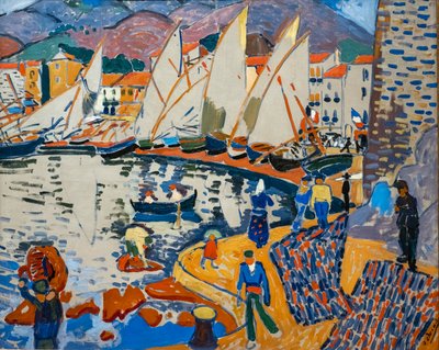 帆を乾かす 作： Andre Derain