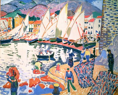 帆を乾かす 作： Andre Derain