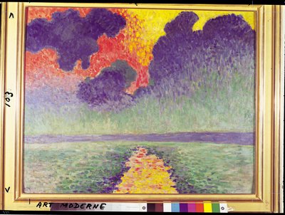 水に及ぼす太陽の影響、ロンドン 作： Andre Derain