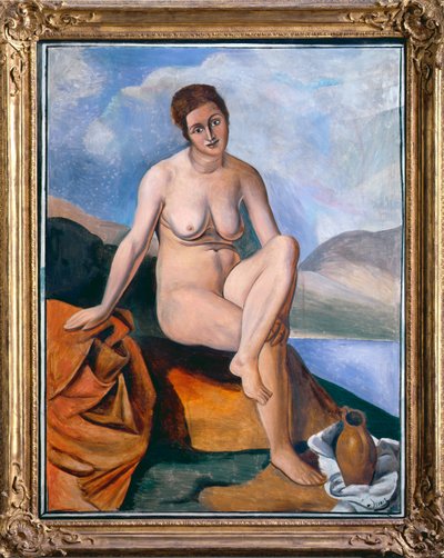 水差しを持つ女性の裸婦 1925年頃 油彩・カンヴァス（287560も参照 作： Andre Derain