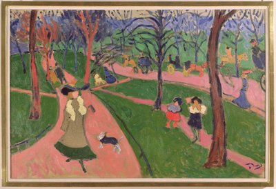 ハイド・パーク、1906年頃（キャンバスに油彩） 作： Andre Derain