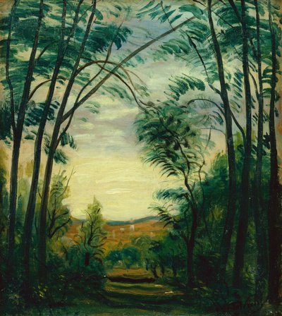 風景（キャンバスに油彩） 作： Andre Derain