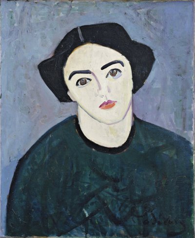 マダム・ドラン・イン・グリーン 作： Andre Derain