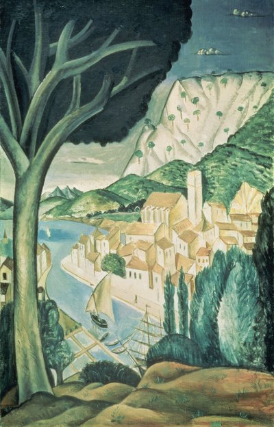マルティーグ（プロヴァンスの港） 作： Andre Derain