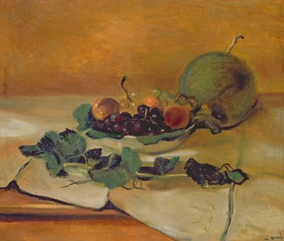 メロンと果物 1927年頃 油彩・キャンバス 作： Andre Derain