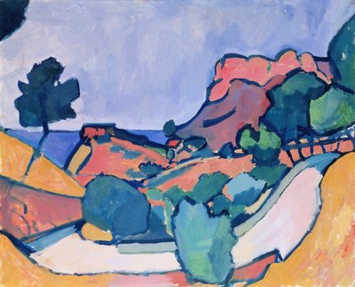 マウンテン・ロード 作： Andre Derain