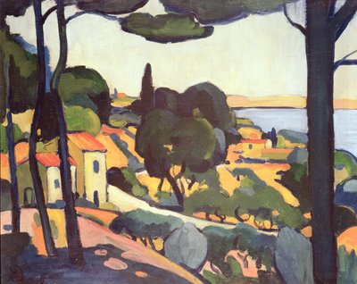 カシス近郊 作： Andre Derain