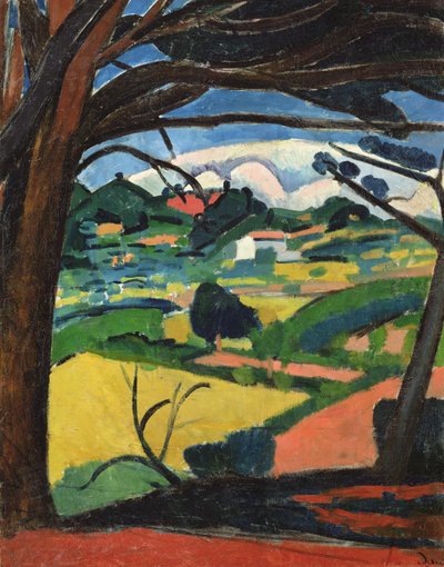 ペイザージュ・プロヴァンス（油彩・キャンバス） 作： Andre Derain
