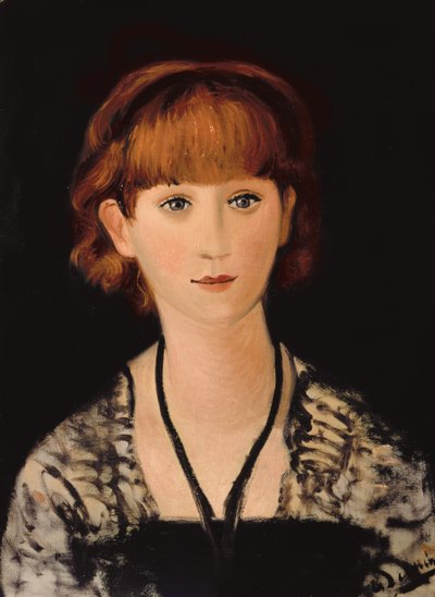 ジャン・ルノワール夫人の肖像 1928年頃 作： アンドレ・ドラン