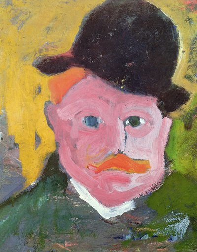 モーリス・ド・ヴラマンク（1876-1958）の肖像 1905年（油彩・カンヴァス） 作： Andre Derain