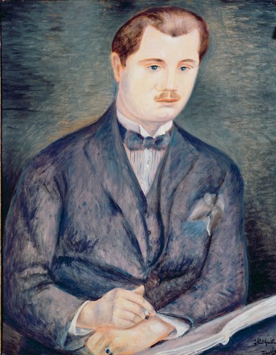 ポール・ギヨームの肖像 1919-20年頃 油彩・カンヴァス（287559も参照 作： Andre Derain