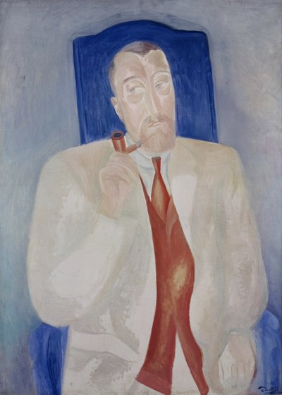 ポール・ポワレ（1879-1944）の肖像 フランスのドレス・デザイナー 作： Andre Derain