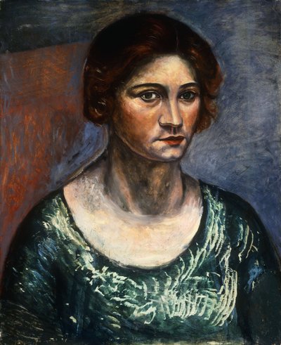 女性の肖像 作： Andre Derain