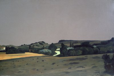 プロヴァンスの風景 作： Andre Derain