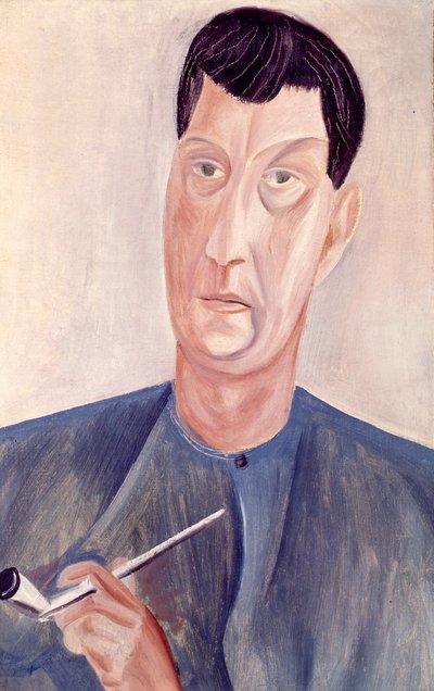 自画像、1913-14年頃（キャンバスに油彩） 作： Andre Derain