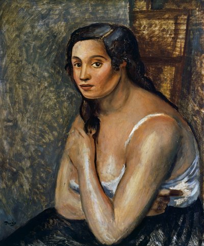 座る女 1920年頃（油彩・カンヴァス） 作： Andre Derain