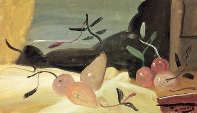 梨のある静物（キャンバスに油彩） 作： Andre Derain