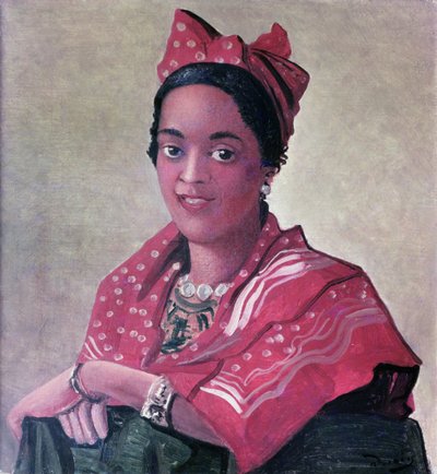 マルティニークの少女（油彩・キャンバス） 作： Andre Derain