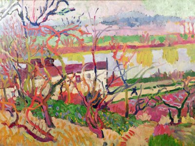 川、あるいは夏の午後 作： Andre Derain