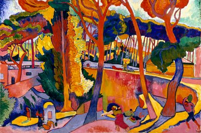 レスタク、ターニング・ロード 作： Andre Derain
