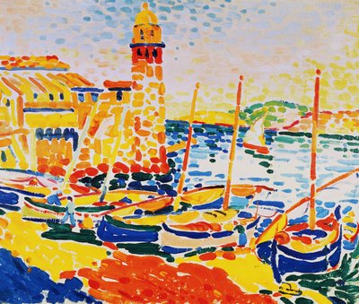 コリウールの港 作： Andre Derain