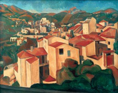 カーニュの眺め 作： Andre Derain