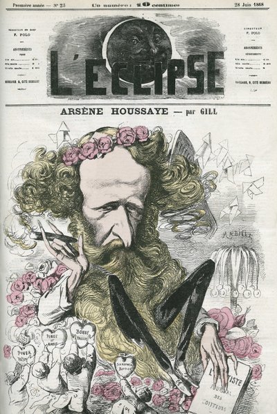アルセーヌ・ユッセ・ディット・ユッセ（1815-1896）は、フランスの文学者です。6月28日付ジルの「L
