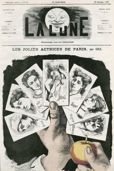 ギルの漫画（「La Lune」10月27日付 作： Andre Gill