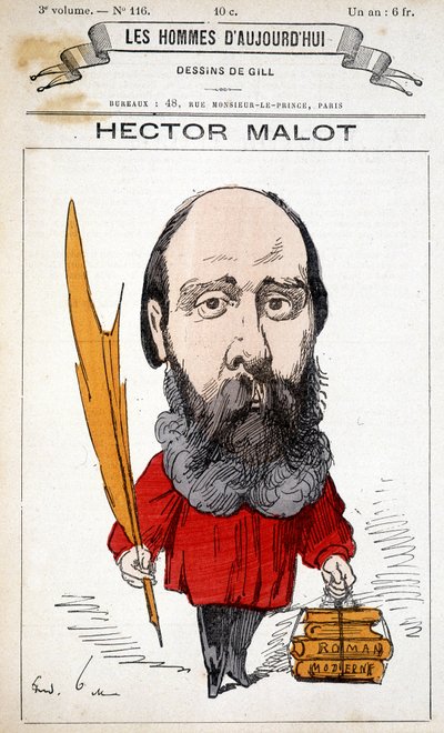 ヘクター・マロット（フランスの作家、1830年～1907年）の漫画 - ギルによる、"Les Hommes d