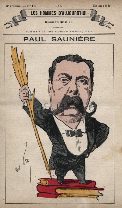 アンドレ・ギル（1840-85）による1779～1880年頃の「Les Hommes d