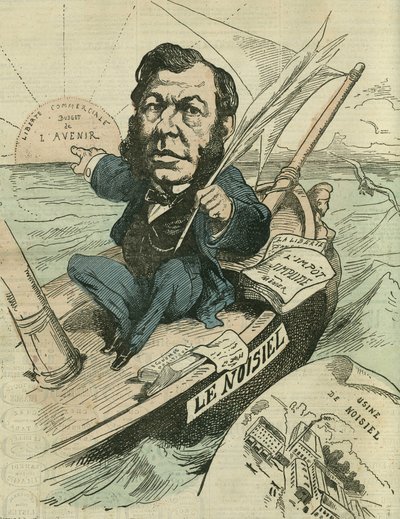 Emile-Justin Menier (1826-1881), 工業用ショコラティエ、脱退派の共和党員 9月24日、ジルの「L