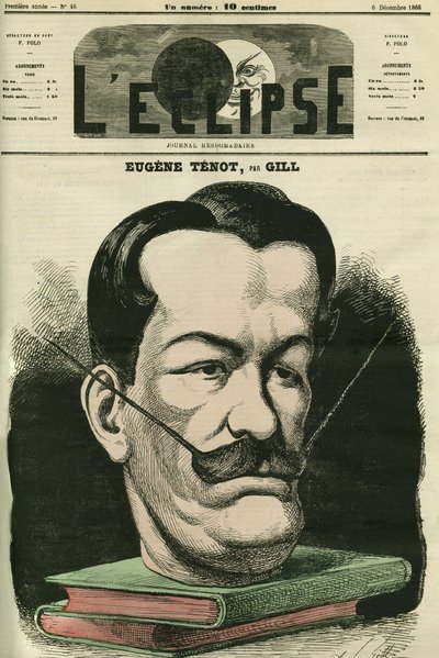 フランスの政治家・作家であるユージン・テノ。表紙は12月6日発売のジル社「L