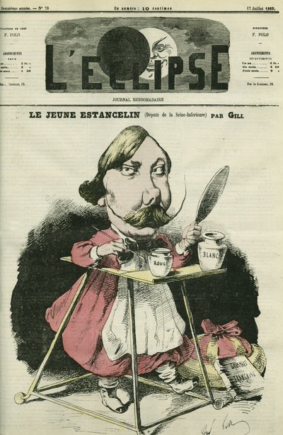 Louis-Charles-Alexandre Estancelin (1825-1906), フランスの将軍、政治家。7月17日付ギル社「L