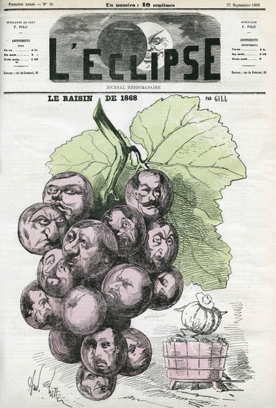 1868年のブドウ、例外的な収穫を想起させる。9月27日付ジルの「L