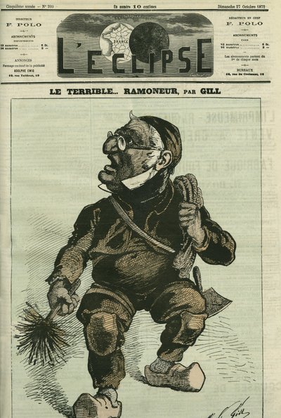 恐るべしチムニーチムニー、アドルフ・ティエール（1797-1877）、フランスの歴史家・政治家。10月27日付ギル社「L