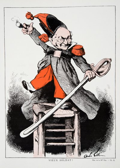 Old Soldier！、第3共和国の歴史、Vol。私、政治史、1933年発行 作： Andre Gill