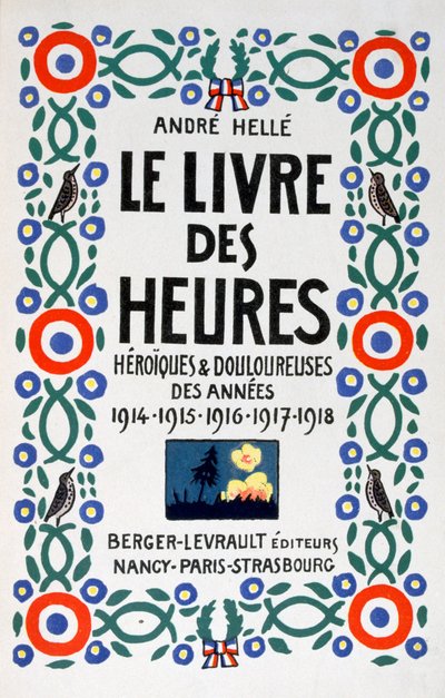 ブック・オブ・ザ・アワーズの表紙、1919 作： Andre Helle