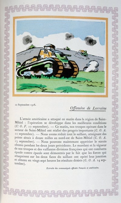 1918年9月12日、1919年のロレーヌ攻撃 作： Andre Helle