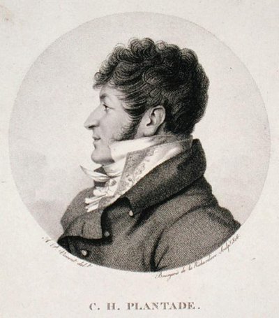 シャルル＝アンリ・プランタデ（1764-1839）の肖像 1806年（エングレーヴィング 作： Andre Paul (after) Vincent